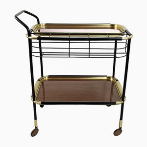 Mid-Century Bar Trolley in Brass, 1960s