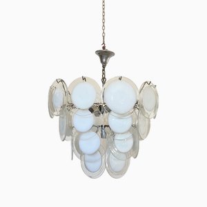 Glass Disc Ceiling Light from Vistosi, 1960s