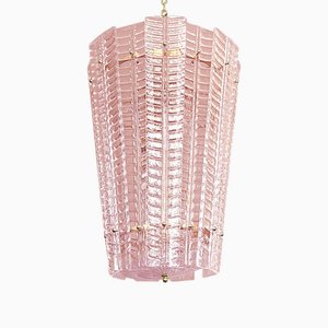 Pink Murano Glass Lantern by Simoeng