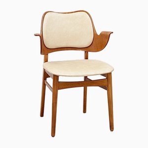 SIde Chair Model 107 by Hans Olsen for Bramin, Denmark, 1960s