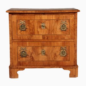 Small Baroque Chest of Drawers in Ash Veneer, 1780s