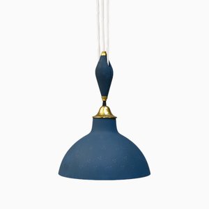 Schwedische Rise & Fall Deckenlampe, 1960er