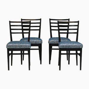 Ebonised Dining Chairs, 1960, Set of 4