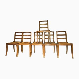 Louis Philippe Style Chairs in Cherry, Set of 6