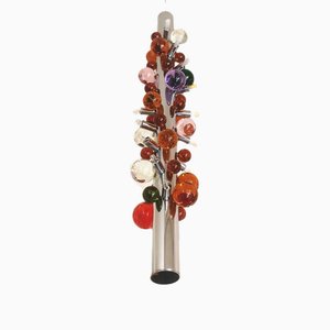 Mehrfarbiger Kaktus Murano Glas Sputnik Kronleuchter von Simoeng