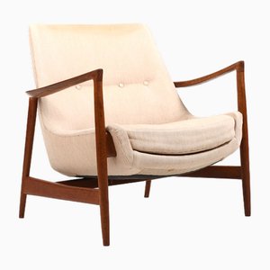 Poltrona nr. 4346 in teak di Ib Kofod-Larsen per Fritz Hansen, anni '50