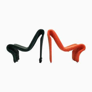 Set of Easy Chairs by Jan Dranger and Johan Huldt, 1970s
