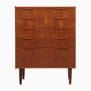 Commode à Tiroirs Mid-Century en Teck, Danemark, 1960s