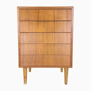 Cassettiera piccola in teak, Danimarca, anni '60