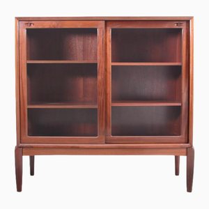 Mid-Century Modern Danish Showcase Bookcase in Mahogany attributed to HW Klein, 1960s