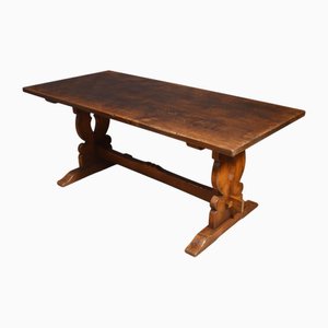 Large Oak Refectory Table, 1890s