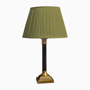 Corinthian Column Table Lamp in Brass