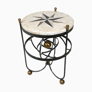 Table d'Appoint Mid-Century Armillary