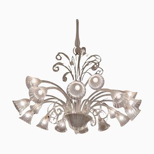 Art Deco Chandelier attributed to Ercole Barovier, 1940s