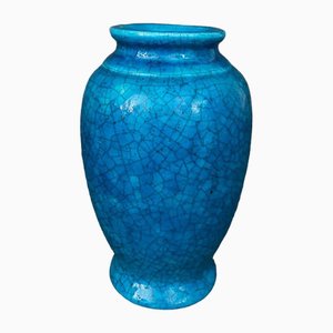 Vaso in ceramica di Lachenal, 1930, forma ovoidale