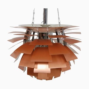 Copper Artichoke Hanging Lamp by Poul Henningsen, 2000s