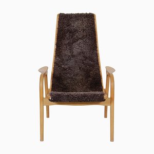 Lamino Lounge Chair in Wool by Yngve Ekstrom, 1980s