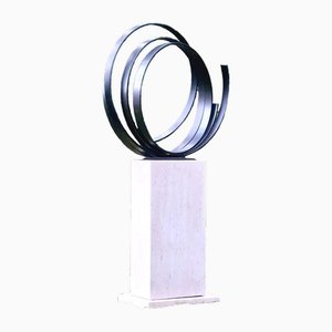 Kuno Vollet, Black Orbit, Sculpture en Acier