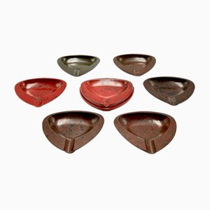 Bakelite Card Suits Ashtrays from Galaton, 1950s, Set of 8