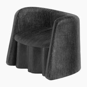 Plisse Oak Accent Chair by Alter Ego Studio