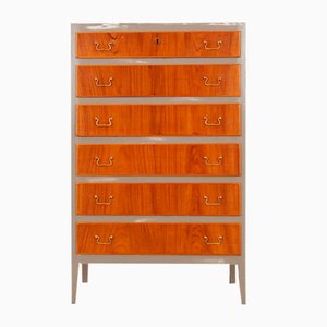 Vintage Danish Walnut Chest of Drawers, 1960s