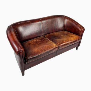 Vintage Sheep Leather Sofa, 1970s