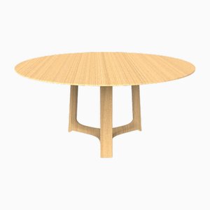 Table de Salle à Manger Jasper Moderne en Chêne par Collector Studio