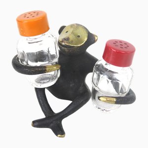 Monkey Spice Shakers by Walter Bosse for Herta Baller, 1950s, Set of 3