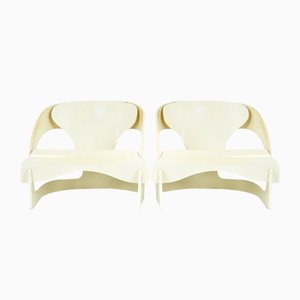 Set of Model 4801 Armchairs by Joe Colombo for Kartell, 1960s