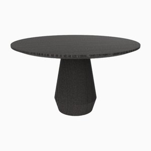 Mesa de comedor Charlotte moderna de roble negro de Collector