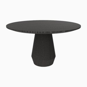 Modern Charlotte Dining Table in Black Oak by Collector