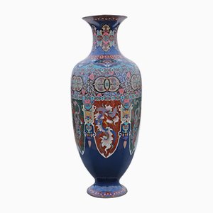 Large 19th Century Japanese Cloisonne Vase, 1890s