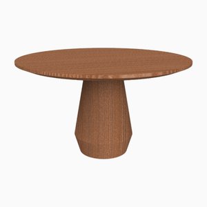Modern Charlotte Dining Table in Smoked Oak by Collector