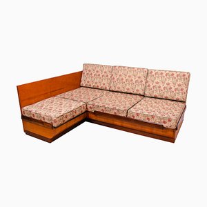 Sofá cama plegable Mid-Century de Jindřich Halabala para UP Závody, años 50