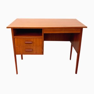 Vintage Scandinavian Style Desk in Teak and Beech, 1960s