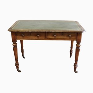 Mesa de escritura victoriana de caoba, década de 1880