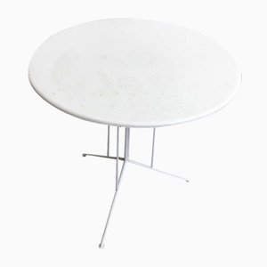 Mid-Century Minimalist German Metal Garden Table attributed to Mauser Werke Waldeck, 1960s