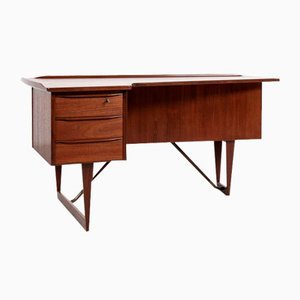 Bureau Boomerang Mid-Century en Teck attribué à Peter Løvig Nielsen