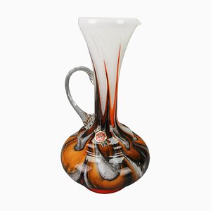 Italienische Florenz Opalglas Vase von Vetreria Barbieri, 1970er