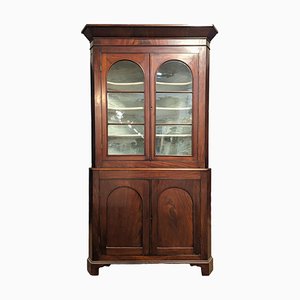 Louis Philippe Mahogany Showcase Cabinet