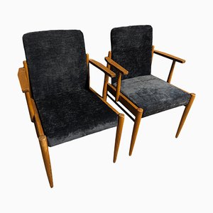 Scandinavian Armchairs, Set of 2