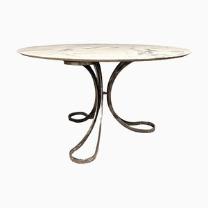 Italian Dining Table with Marble Top