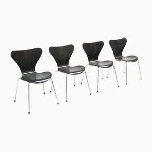 Butterfly Chairs by Arne Jacobsen for Fritz Hansen, 1990s, Set of 4