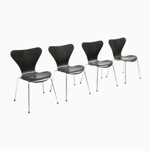 Sillas Butterfly de Arne Jacobsen para Fritz Hansen, años 90. Juego de 4