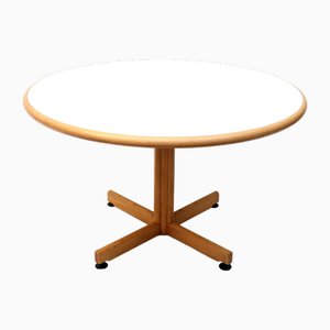 Vintage Round Dining Table by Bruno Rey for Kusch and Co., 1970s