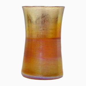 Vaso Louis Comfort Tiffany iridescente del primo quarto del XX secolo, fine XIX secolo