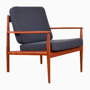 Dänischer Mid-Century Teak Armlehnstuhl von Grete Jalk für France & Søn, 1960er