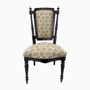 Napoleon III Ebonised Bedroom Chair