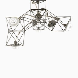 Lampada a sospensione Polyhedra N° 7043 di Felice Ragazzo per Guzzini, Italia, anni '70