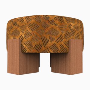 Collector Cassette Pouf in Tobacco by Alter Ego Studio